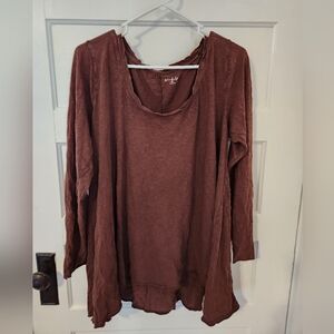 Oversized women's shirt